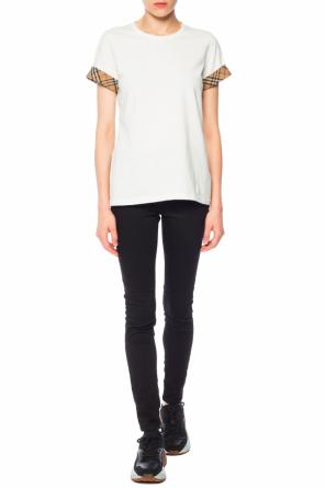 T-shirt with check motif, zdjęcie 2 T-shirt with check motif od Burberry